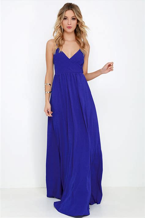 Lovely Royal Blue Dress Maxi Dress Sleeveless Maxi 84 00 Lulus
