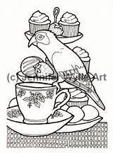 Conure Coloring sketch template