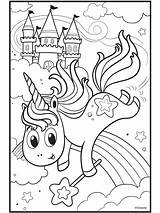 Unicorn Crayola Uni Colouring Easton sketch template