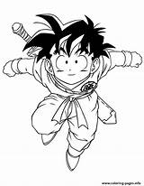 Dragon Ball Coloring Gohan Pages Goten Printable Dbz Gotenks Color Clipart Book Print Template Gif Popular sketch template
