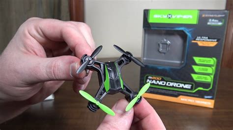 sky viper  nano drone review  flight youtube