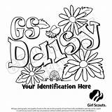 Daisy Coloring Pages Girl Scout Printable Gerber Gerbera Scouts Getcolorings Getdrawings Printables Choose Board Colorings Awesome sketch template