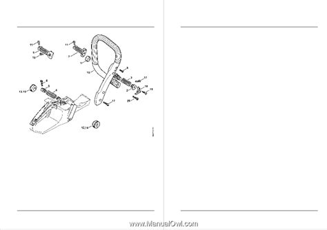 stop buffer  stihl ms  parts diagram page