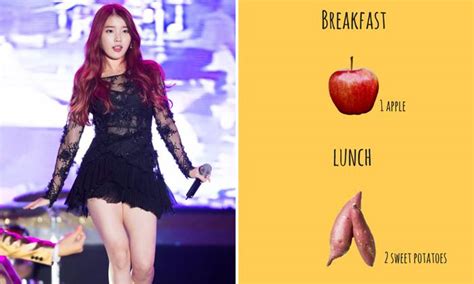 what these female k pop idols ate during their diets will