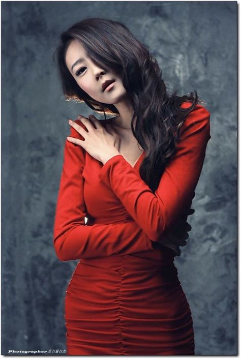 park hyun sun 박현선 sexy tight red dress i am an asian girl