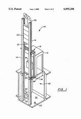 Patents Elevator Pit Patent Drawing sketch template