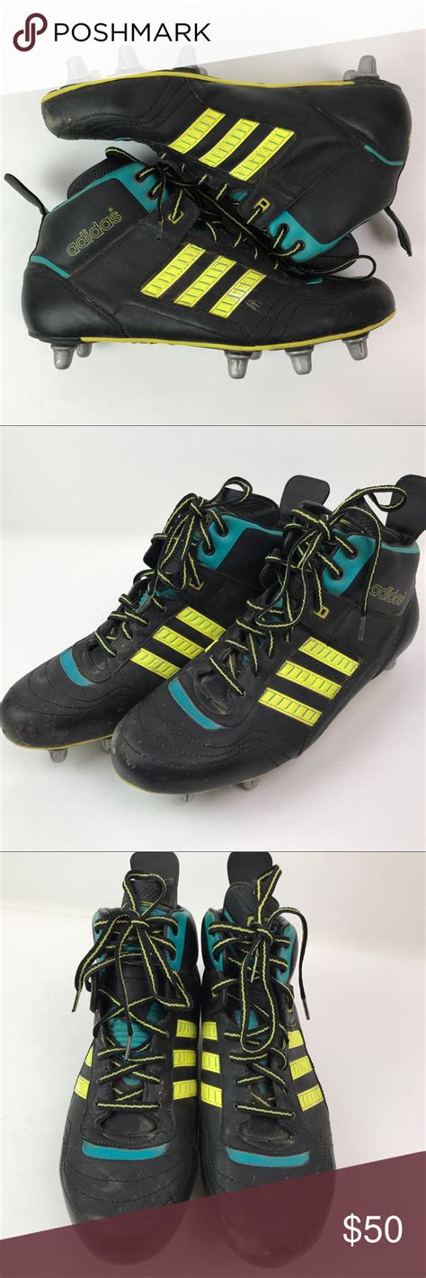 adidas flanker mens rugby cleats size     fair condition rugby cleats