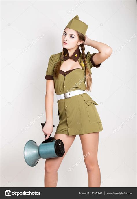 Sexy Woman In Uniform Picture