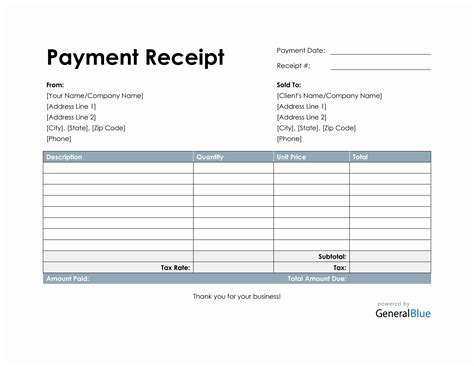 payment received template rebeccacamp blog