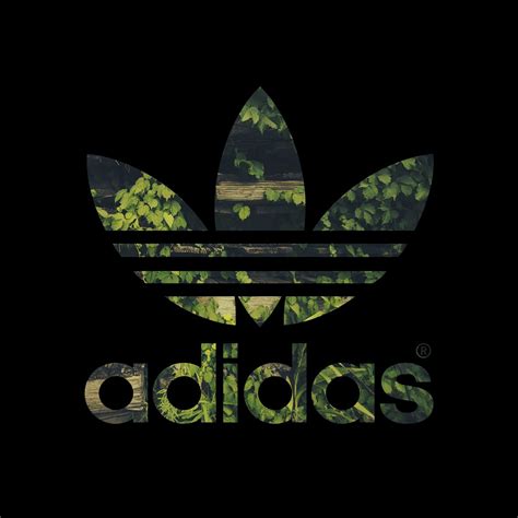 adidas logo adidas logo leaves hd wallpaper wallpaper flare
