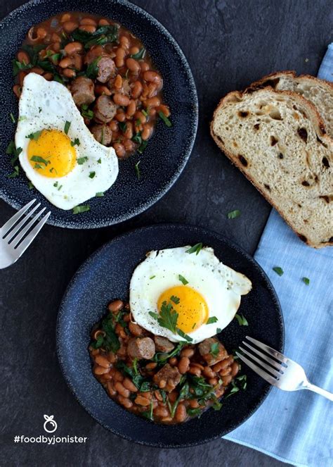 baked beans  egg breakfast foodbyjonister recipe baked beans