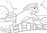 Ausmalbilder Pferde Springen Pferd Ausdrucken Springendes sketch template