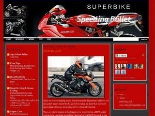 superbike blogger template mercon motor