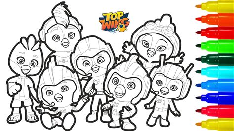 top wing  coloring pages top wing colouring pages  kids