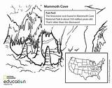 Mammoth Geology Caves Yellowstone Society Nationalgeographic sketch template
