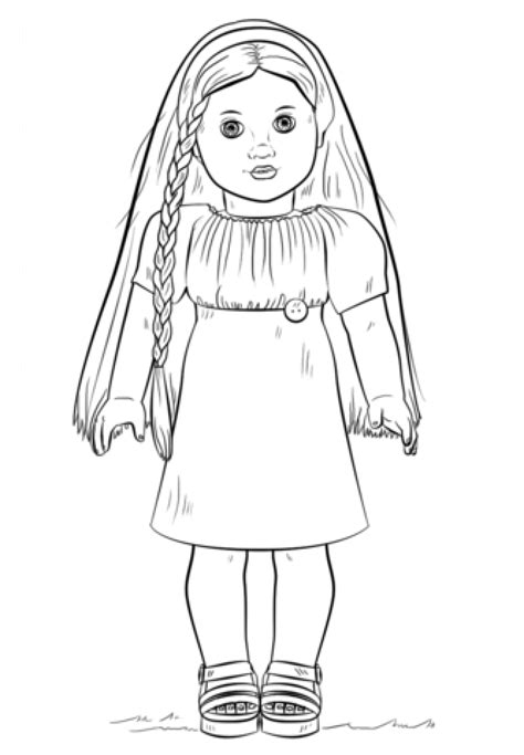 printable american girl coloring pages phb