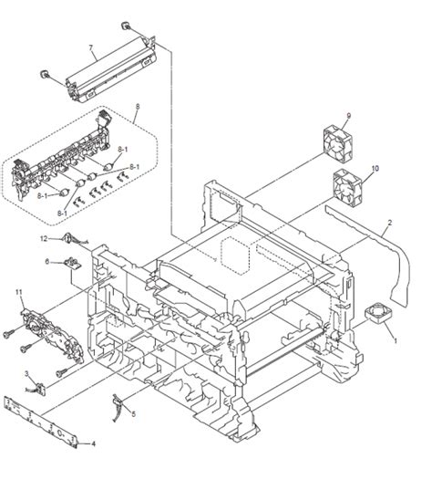 brother hl lcdn parts list  parts diagrams laser printer repair  fax copier service