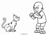 Coloring Caillou Pages Tv Printable Baby First Gilbert Getdrawings Kids Color Getcolorings sketch template