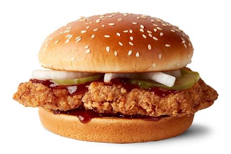 newest rant mcdonalds spicy bbq chicken sandwich   edible