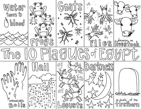 plagues coloring page lutheran homeschool