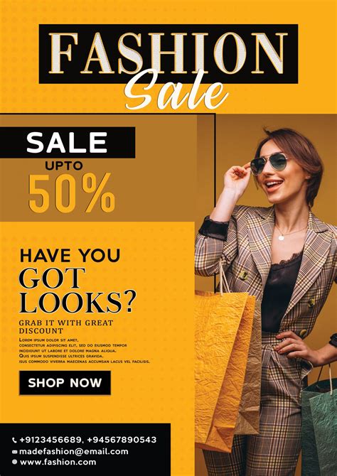 season fashion sale flyer psd template freedownloadpsdcom