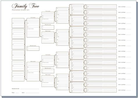 genealogy fan chart  generations