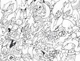 Pokemon Coloring Pages Legendary Mega Evolution Lucario Printable Getcolorings Getdrawings Dragon Pag Color Print Colorings sketch template