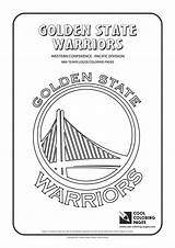Nba Coloring Pages Basketball Warriors Golden State Logos Teams Cool Logo Drawing Kids Sports Team Printable Sheets Warrior Print Clubs sketch template