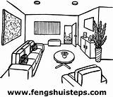 Room Living Feng Shui Lounge Television Drawing Wordpress Good Position Layout Steps Getdrawings Furniture sketch template