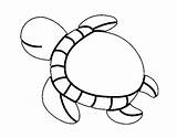 Turtle Swimming Coloring Coloringcrew sketch template