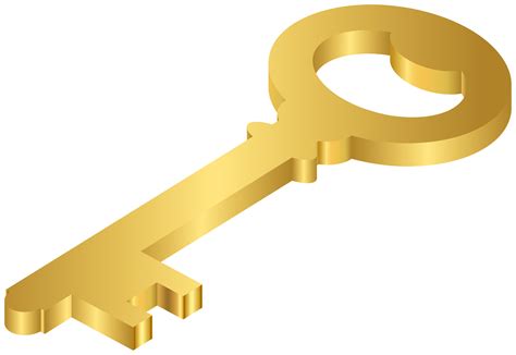 gold key png clipart  web clipart