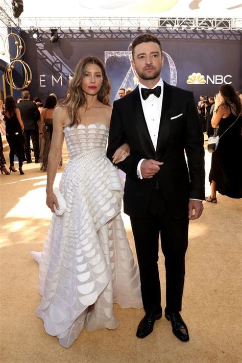 justin timberlake and jessica biel cute emmys photos