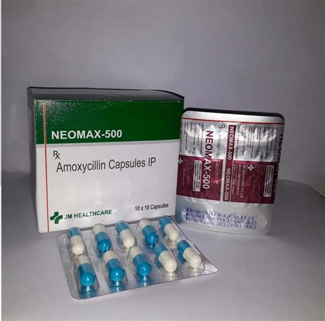 Neomax 500 Amoxycillin Capsules Ip 500 Mg At Rs 290 Per Box In