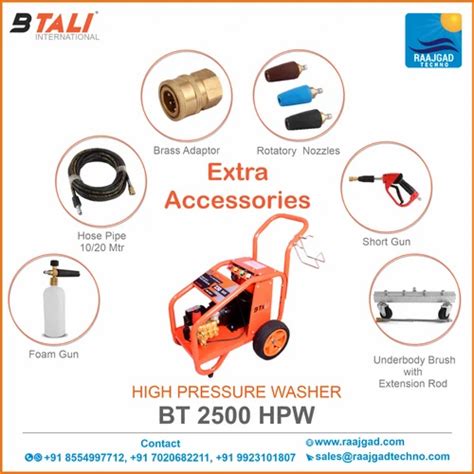 Btali 2500 High Pressure Washer 230 Bar 3phase 4000 Watt At Rs
