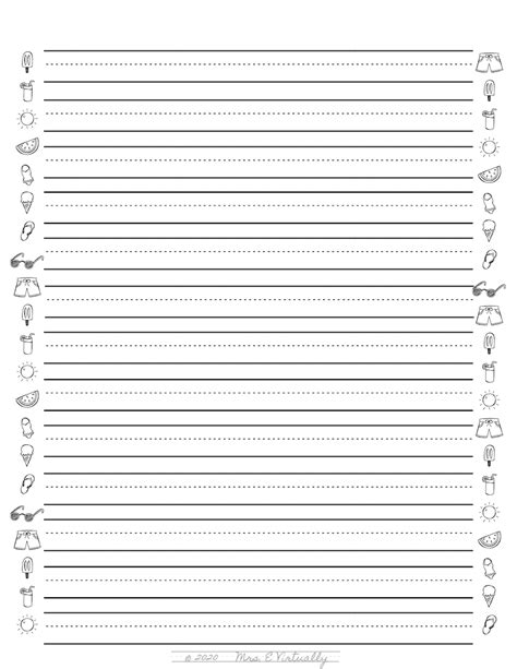 primary lined paper printable prntblconcejomunicipaldechinugovco