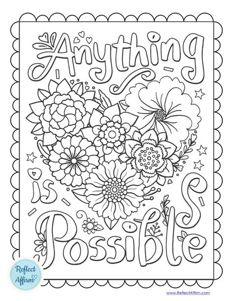 growth mindset coloring pictures growth mindset quotes coloring page