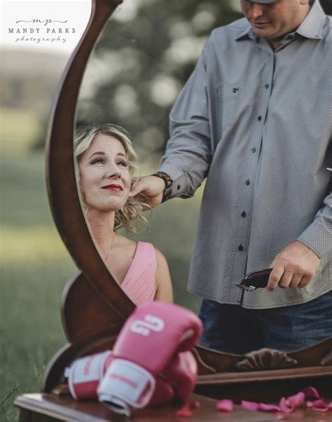 husband shaves wife s hair in breast cancer photoshoot popsugar love and sex photo 3