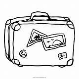 Suitcase Equipaje Colorare Disegni Valigia Baggage Maleta Luggage Getdrawings Bagaglio Ultracoloringpages Clipartmag sketch template