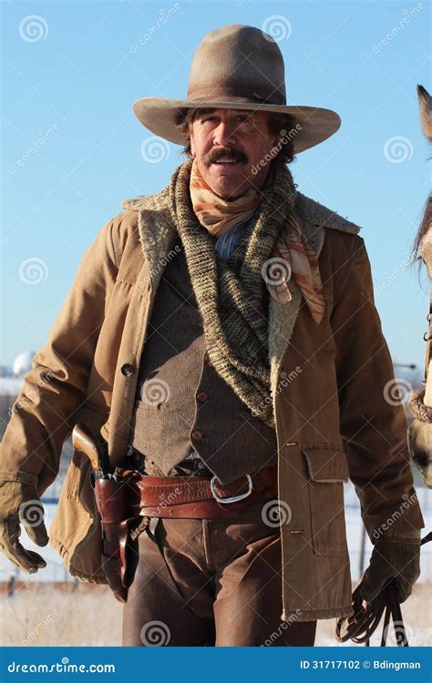 western gunslinger stock photography image