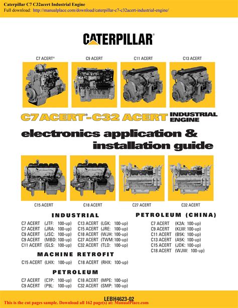 caterpillar  cacert industrial engine  dianelarsonh issuu