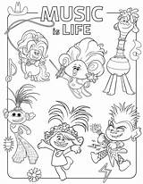 Trolls Coloring Pages Tour Youloveit sketch template