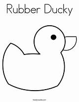 Ducks Rubber Noodle Twisty Ducky sketch template