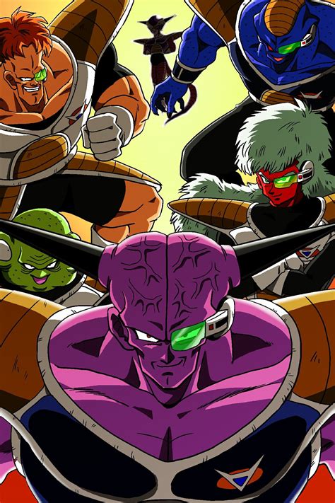 frieza and the ginyu force son goku ️ dragon ball fuerzas especiales ginyu y dragon ball gt