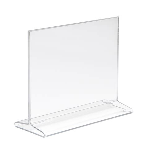 top loading clear acrylic sign holder