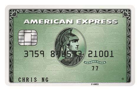 iconic green american express card returns  singapore  shutterwhale