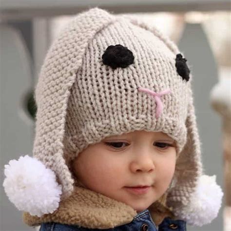 bunny baby hat knitting pattern gina michele