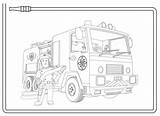 Kleurplaten Brandweer Brandweerwagen sketch template