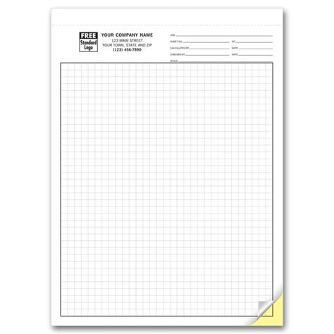 carbonless engineering graph paper    shipping