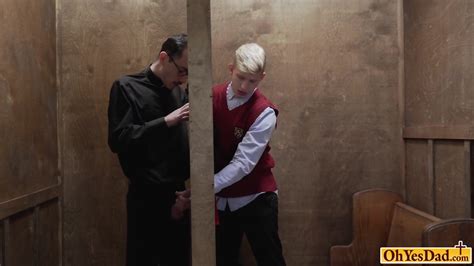 Priest Lets Twink Touch His Hard Cock During Confession Eporner