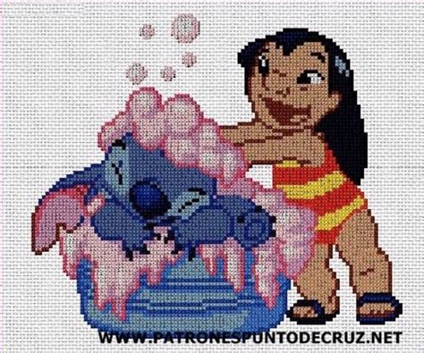 Lilo And Stitch Disney Pixel Art Pattern Point De Croix Dessin Pixel